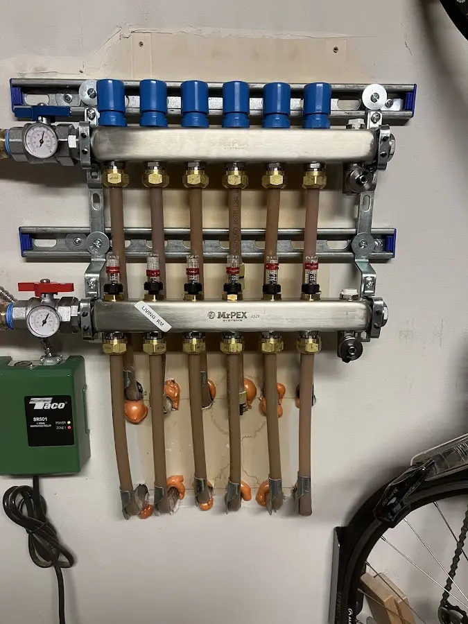 Plumber performing Leak Detection at a residential property in Jenks